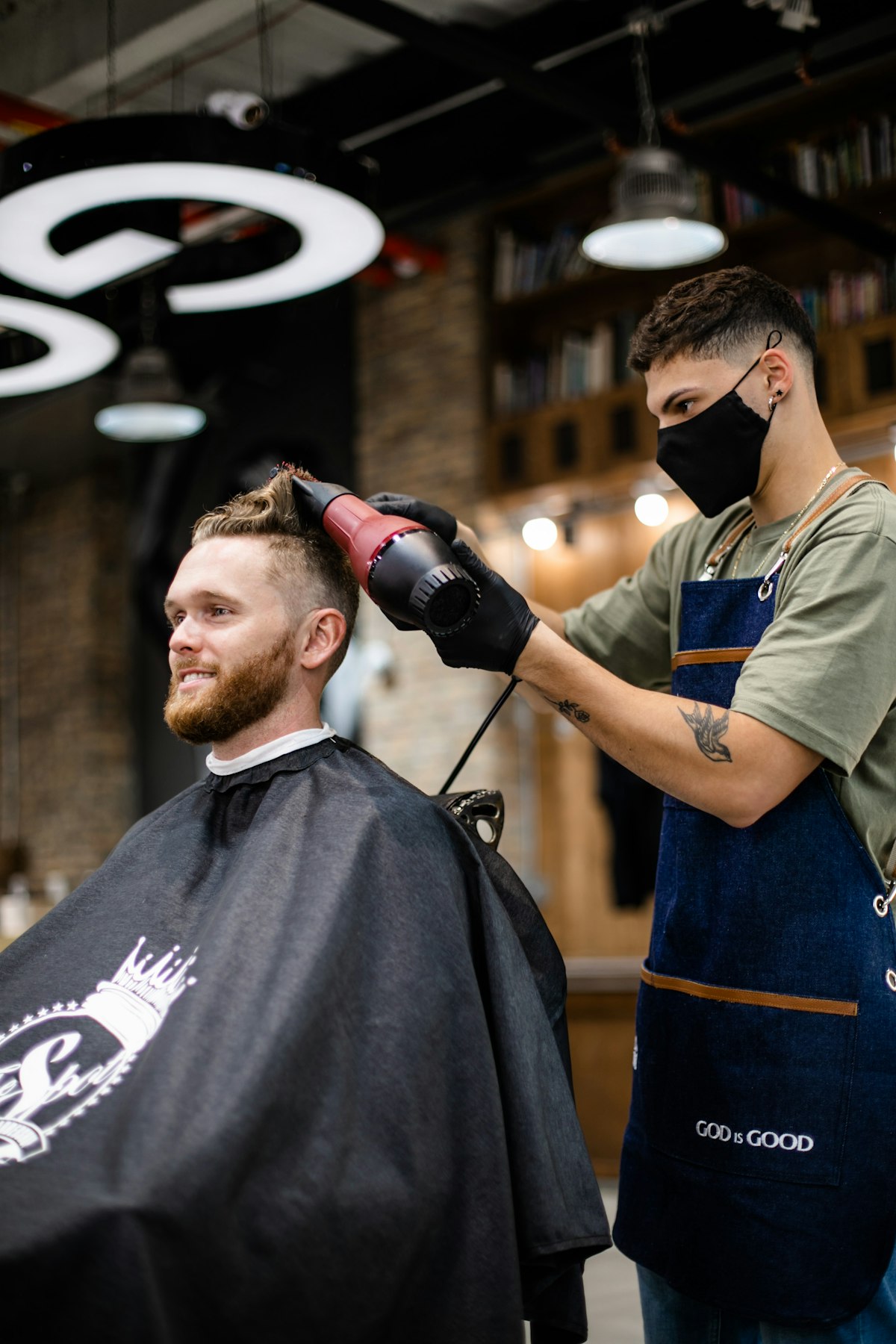 Long layered haircut with face framing